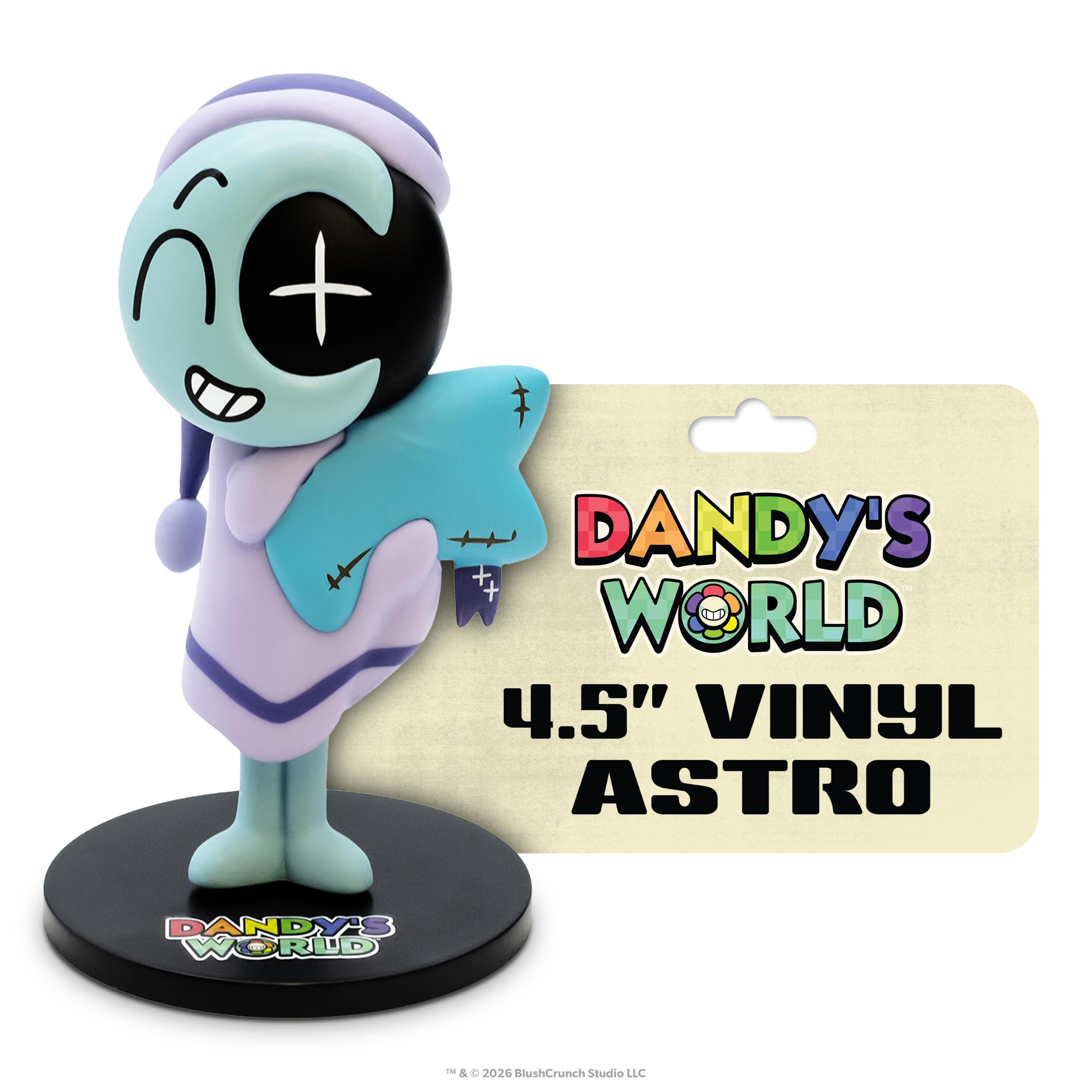 Culture Fly Dandy's World Vinyl Figures, 4.5 Inch, Dandy and Astro